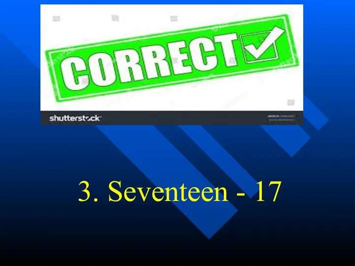 3. Seventeen - 17