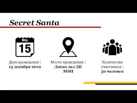 Дата проведения : 13 декабря 2019 Количество участников : 50