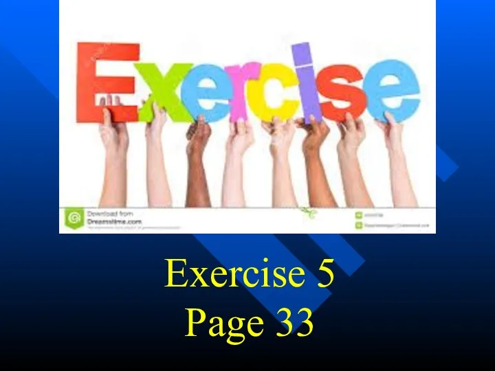 Exercise 5 Page 33