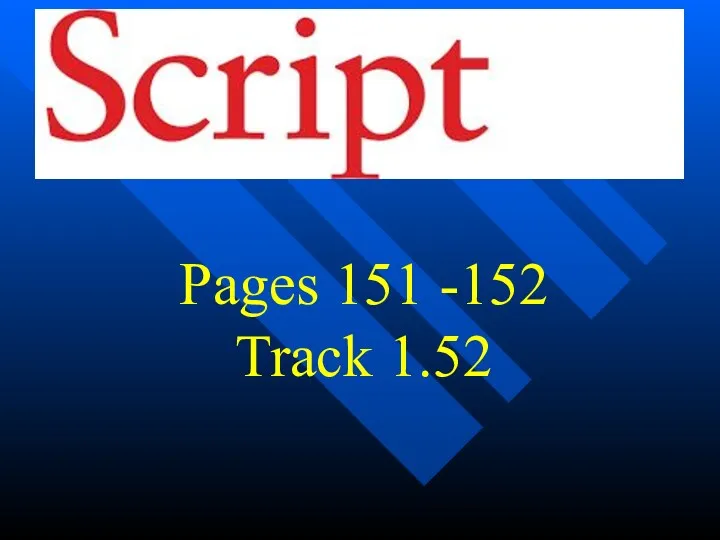 Pages 151 -152 Track 1.52