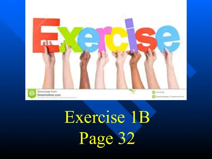 Exercise 1B Page 32