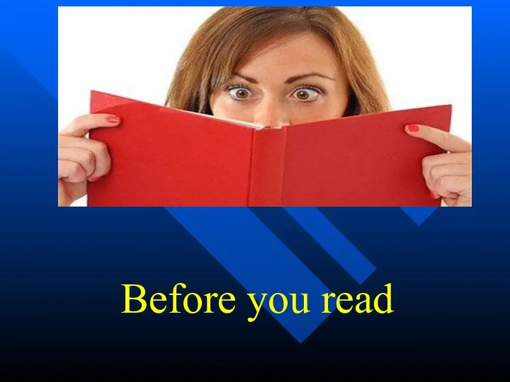 Before you read