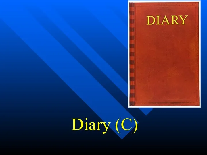 Diary (C)