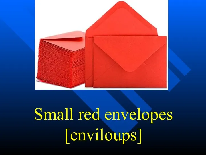 Small red envelopes [enviloups]