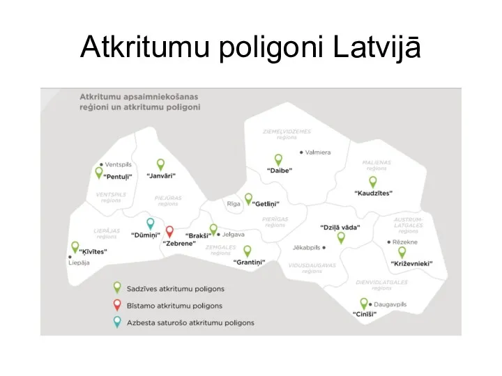 Atkritumu poligoni Latvijā
