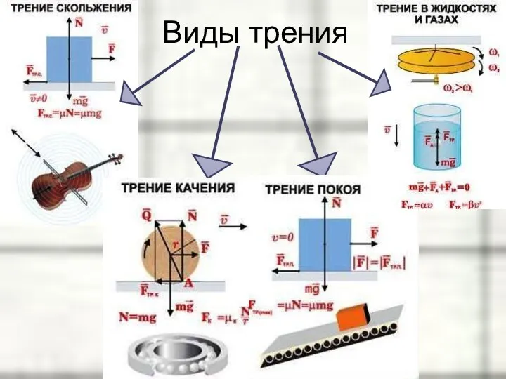 Виды трения