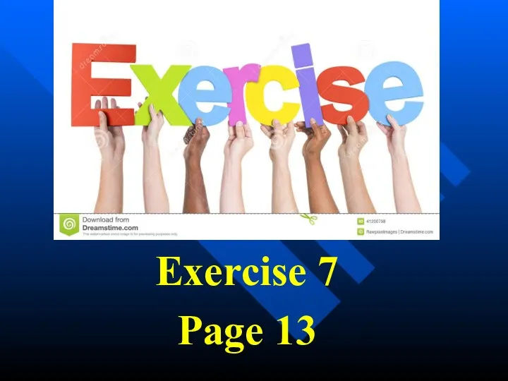 Exercise 7 Page 13
