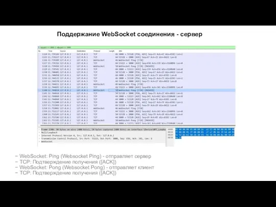 Поддержание WebSocket соединения - сервер − WebSocket: Ping (Websocket Ping)