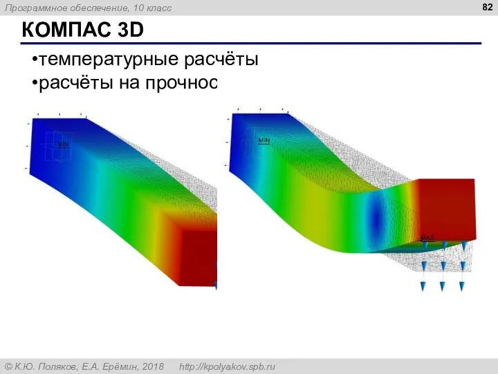 КОМПАС 3D температурные расчёты расчёты на прочность