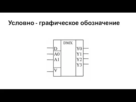 Условно - графическое обозначение