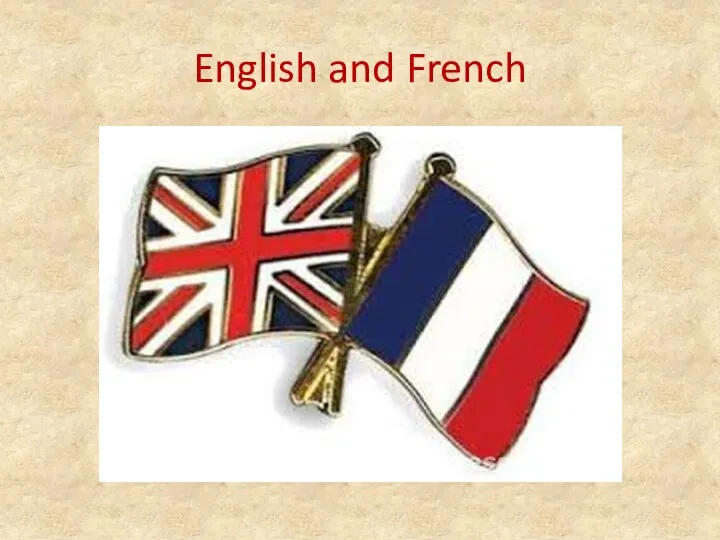 English and French