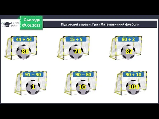 07.06.2023 Сьогодні 44 + 44 88 15 + 5 20