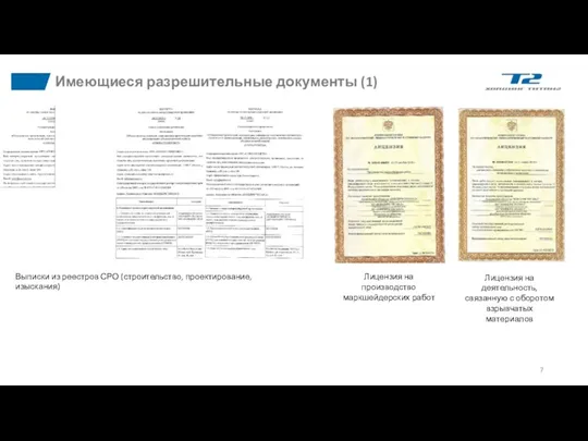 Выписки из реестров СРО (строительство, проектирование, изыскания) Лицензия на производство