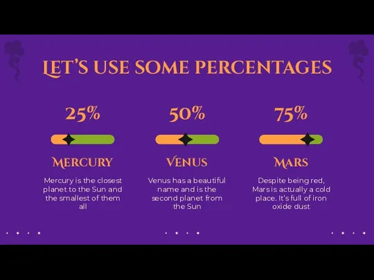 25% Mercury is the closest planet to the Sun and the smallest of
