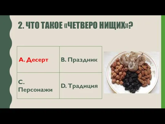 2. ЧТО ТАКОЕ «ЧЕТВЕРО НИЩИХ»?