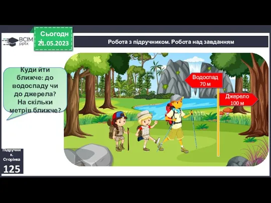 21.05.2023 Сьогодні Підручник. Сторінка 125 Робота з підручником. Робота над