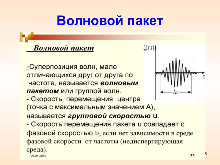 Волновой пакет