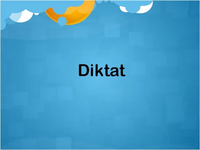 Diktat