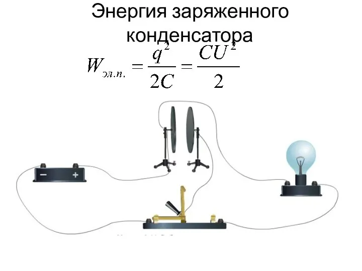 Энергия заряженного конденсатора
