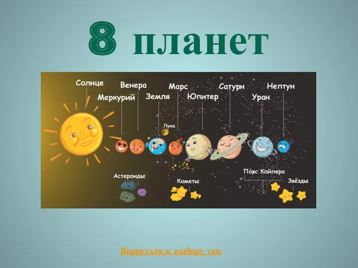 8 планет