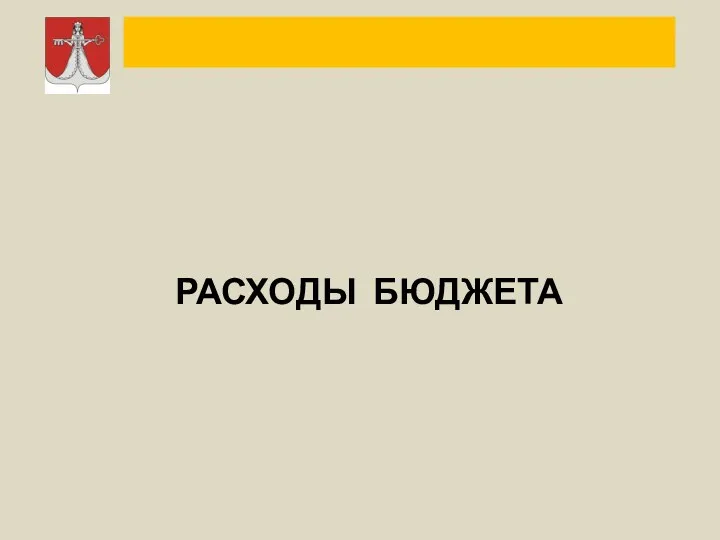 РАСХОДЫ БЮДЖЕТА