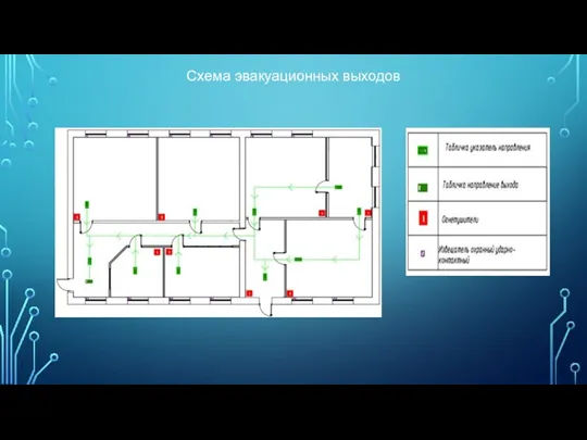 Схема эвакуационных выходов