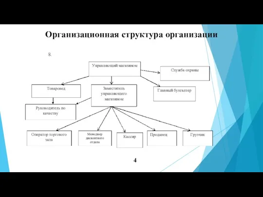 Организационная структура организации 4