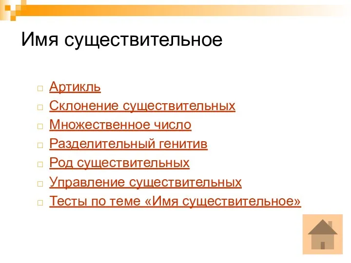 Имя существительное Артикль Склонение существительных Множественное число Разделительный генитив Род существительных Управление существительных