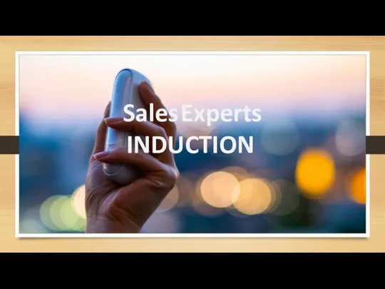 SalesExperts Induction
