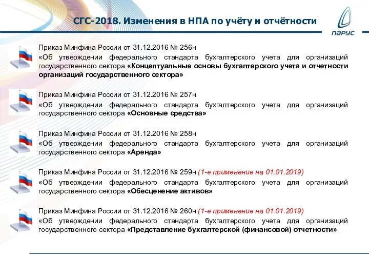 Приказ Минфина России от 31.12.2016 № 256н «Об утверждении федерального