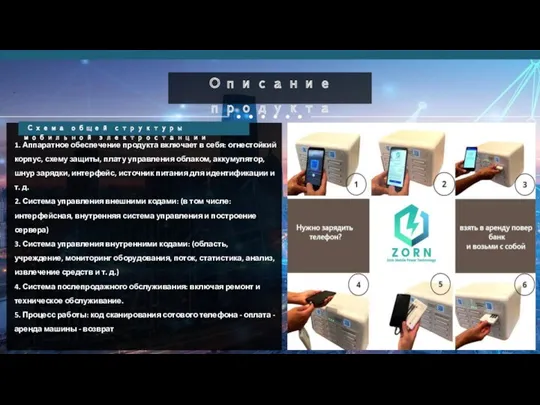 1. Аппаратное обеспечение продукта включает в себя: огнестойкий корпус, схему