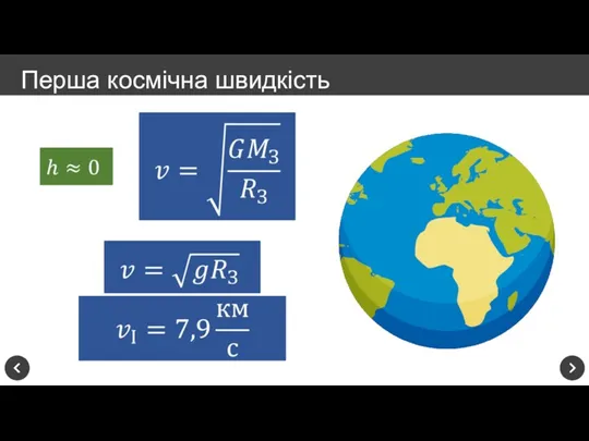 Перша космічна швидкість