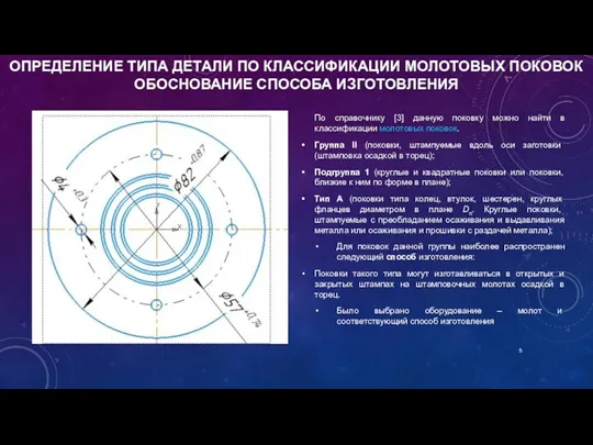 По справочнику [3] данную поковку можно найти в классификации молотовых