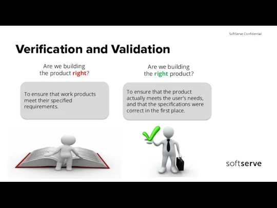 Verification and Validation Are we building the product right? Are we building the right product?