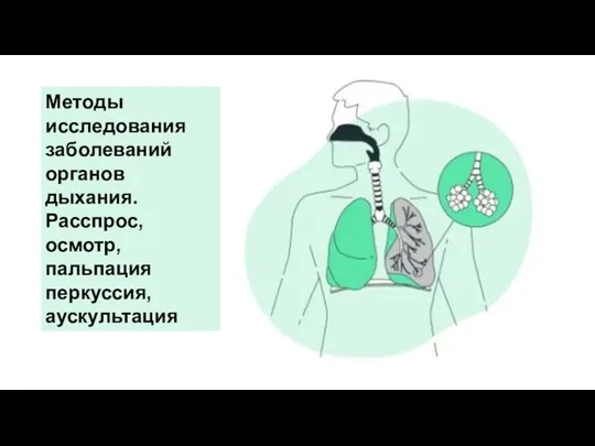 Методы исследования заболеваний органов дыхания (лекция 3)