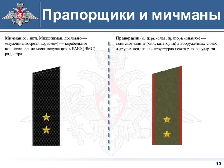 Прапорщик (от церк.-слав. пра́поръ «знамя») — воинское звание (чин, категория)