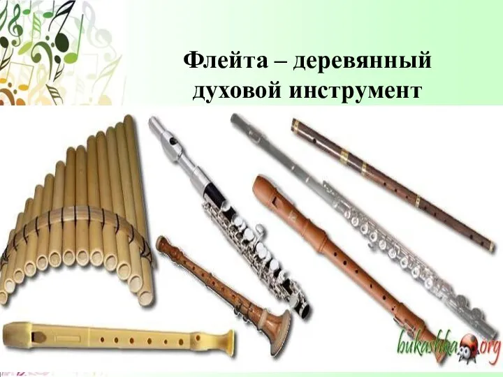 Флейта – деревянный духовой инструмент