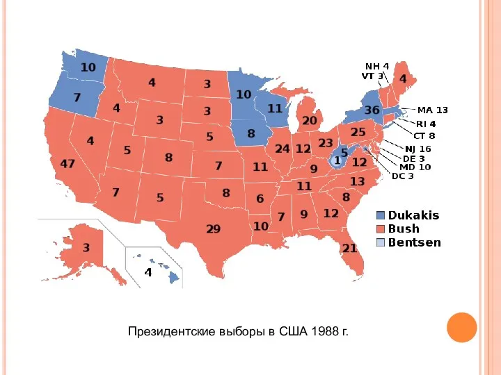 Президентские выборы в США 1988 г.