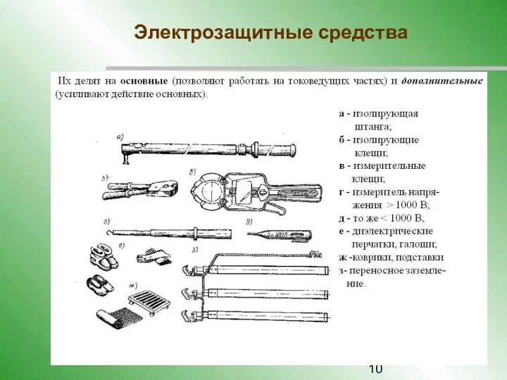 Электрозащитные средства