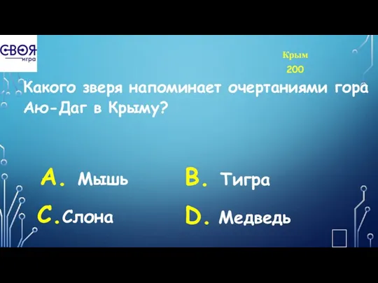 Крым 200 Какого зверя напоминает очертаниями гора Аю-Даг в Крыму?