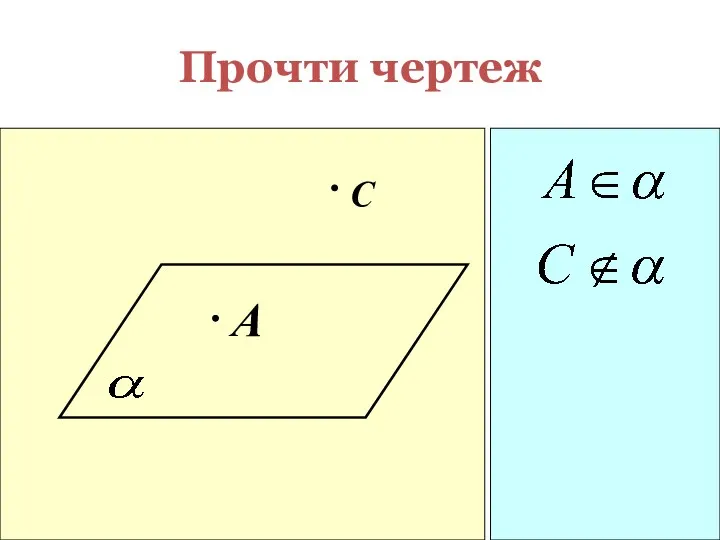 Прочти чертеж A С