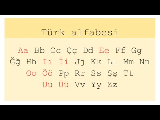 Türk alfabesi