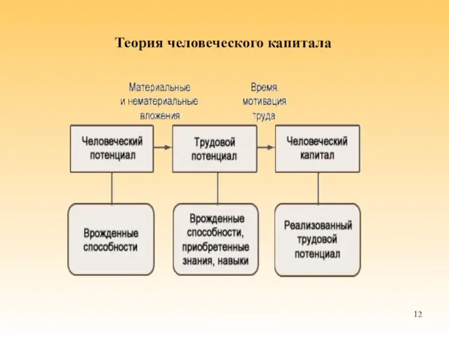 Теория человеческого капитала