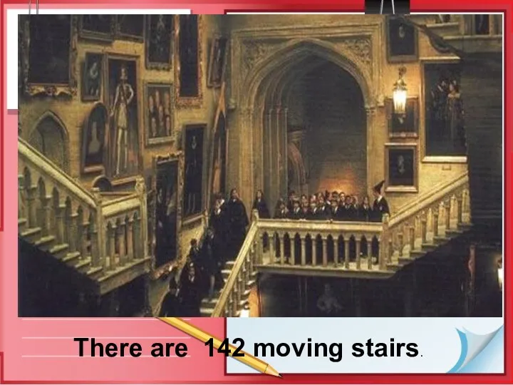 There are 142 moving stairs.