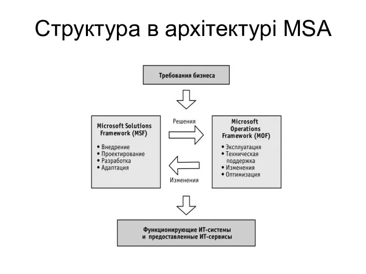 Структура в архітектурі MSA