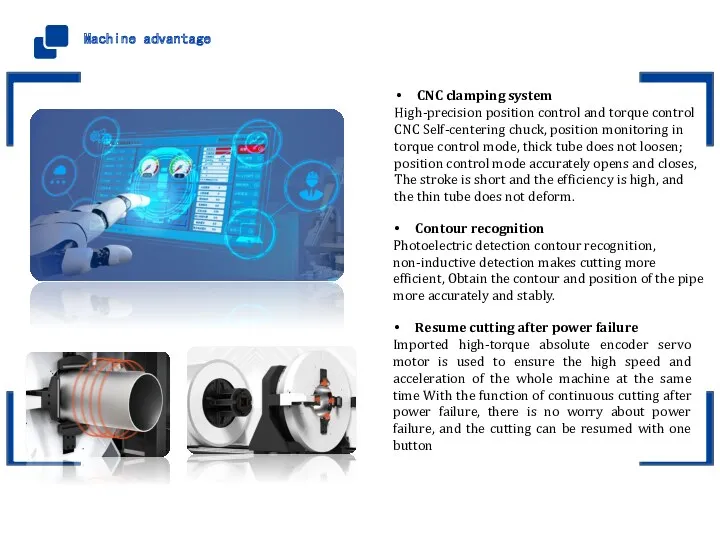 1 CNC clamping system High-precision position control and torque control