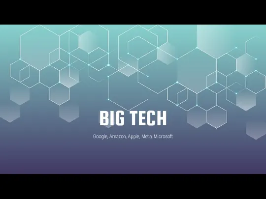 Big Tech (Google, Amazon, Apple, Meta, Microsoft)