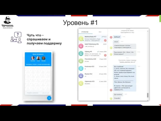Чуть что – спрашиваем и получаем поддержку Уровень #1