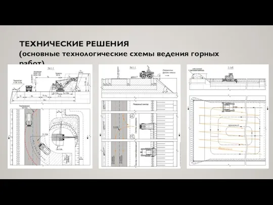 ТЕХНИЧЕСКИЕ РЕШЕНИЯ (основные технологические схемы ведения горных работ)