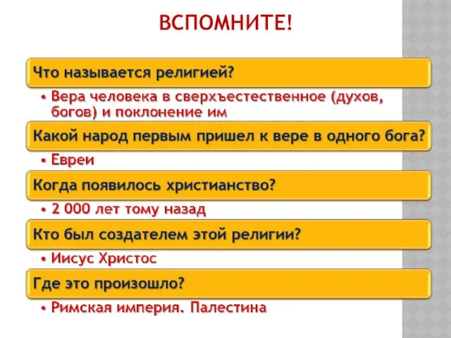 ВСПОМНИТЕ!